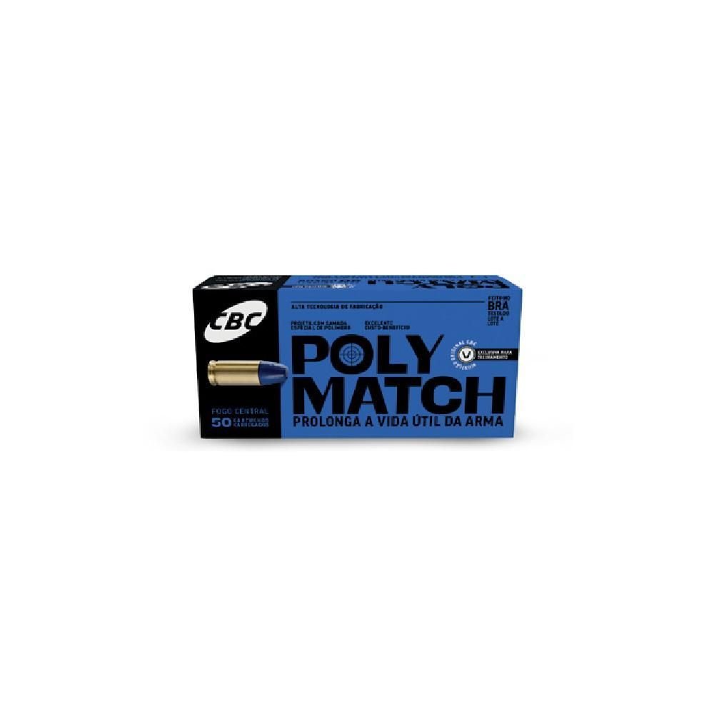 Munição 357 MAG LPC 158GR Polymatch CBC – cx 50 un